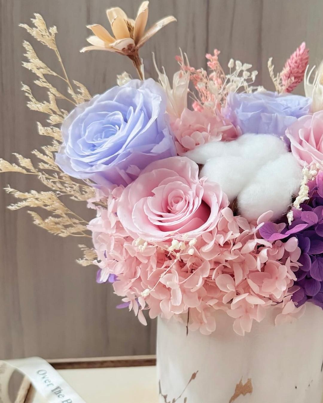 Lilac with Pink Blooms