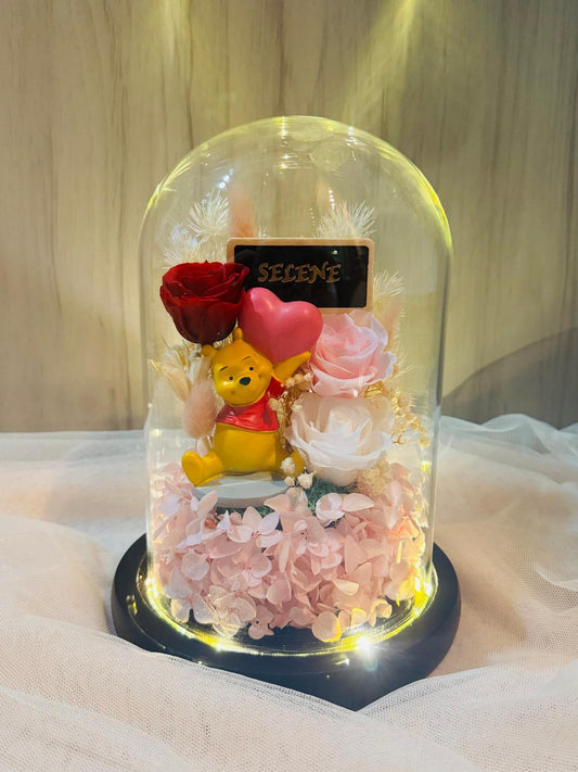 Heart-shaped Pooh Bear